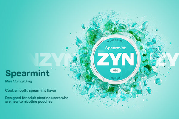 Zyn Pouches - Spearmint - 3mg